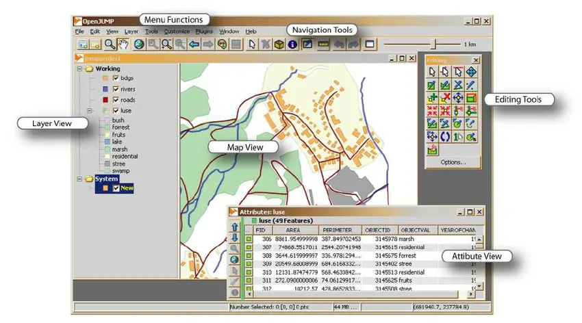 GIS System Interface